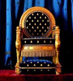 Throne of Napoleon at Fontainebleau