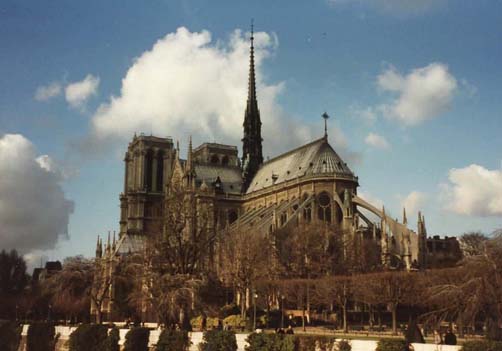 Notre Dame de Paris on our first visit