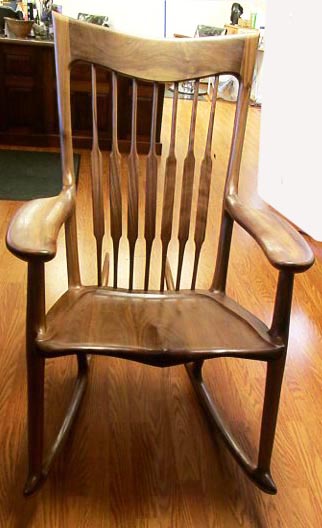 custom-designed rocking chair