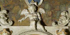 rosso putti medallion