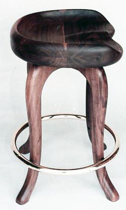 custom-designed bar stool