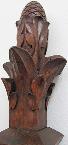 5128-detail of carved finial