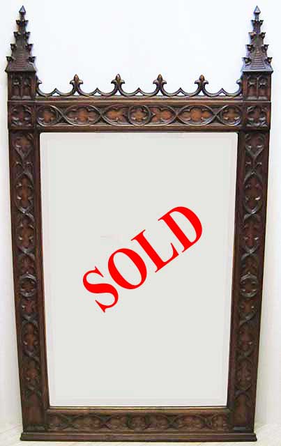 french antique mirror gothic revival