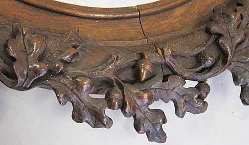 5144-carved oak leaves and acorn