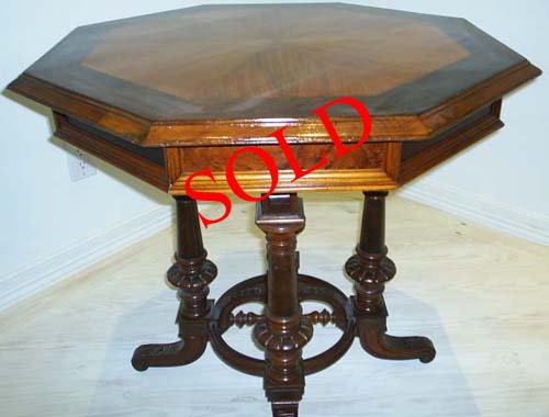 french antique Henri II Octagonal Table sold