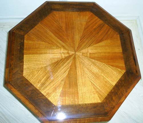 3223-inlaid top antique table
