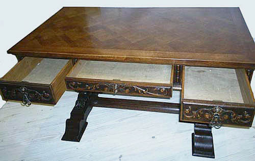 3303-drawers antique desk