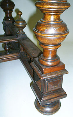 4103-antique writing table base