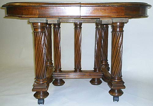 4107-french antique dining table