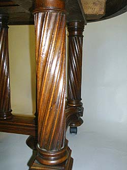 4107-detail of legs dining table
