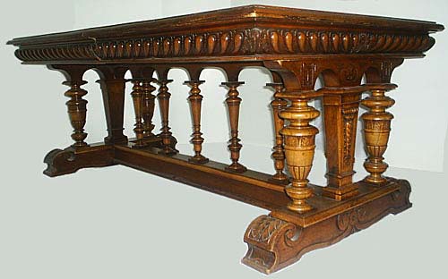 4137-french walnut dining table