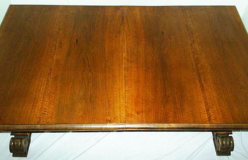 4137-antique dining table top
