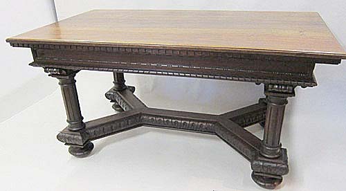 gothic antique dining table or desk