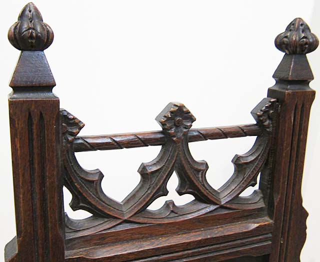 5112-open tracery gothic dining chair