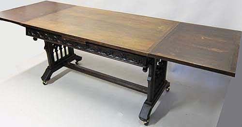 5112-gothic dining table extended