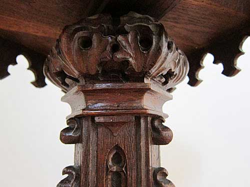 gueridon column top